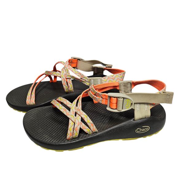 Chaco ZX/1 Classic Sport Sandals in York Citrus Women's Size 8 - Picture 10 of 11